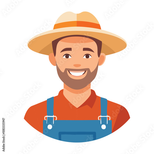 Portrait of a smiling farmer