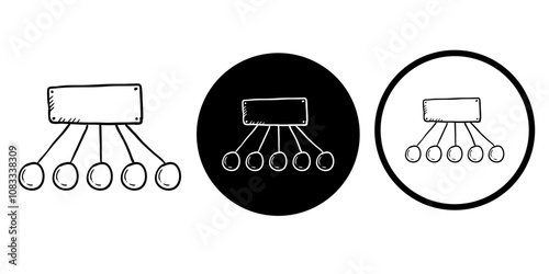 Infographics vectors icon set