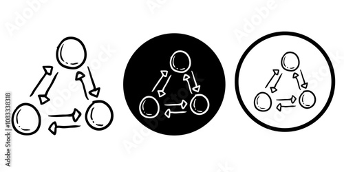 Infographics vectors icon set