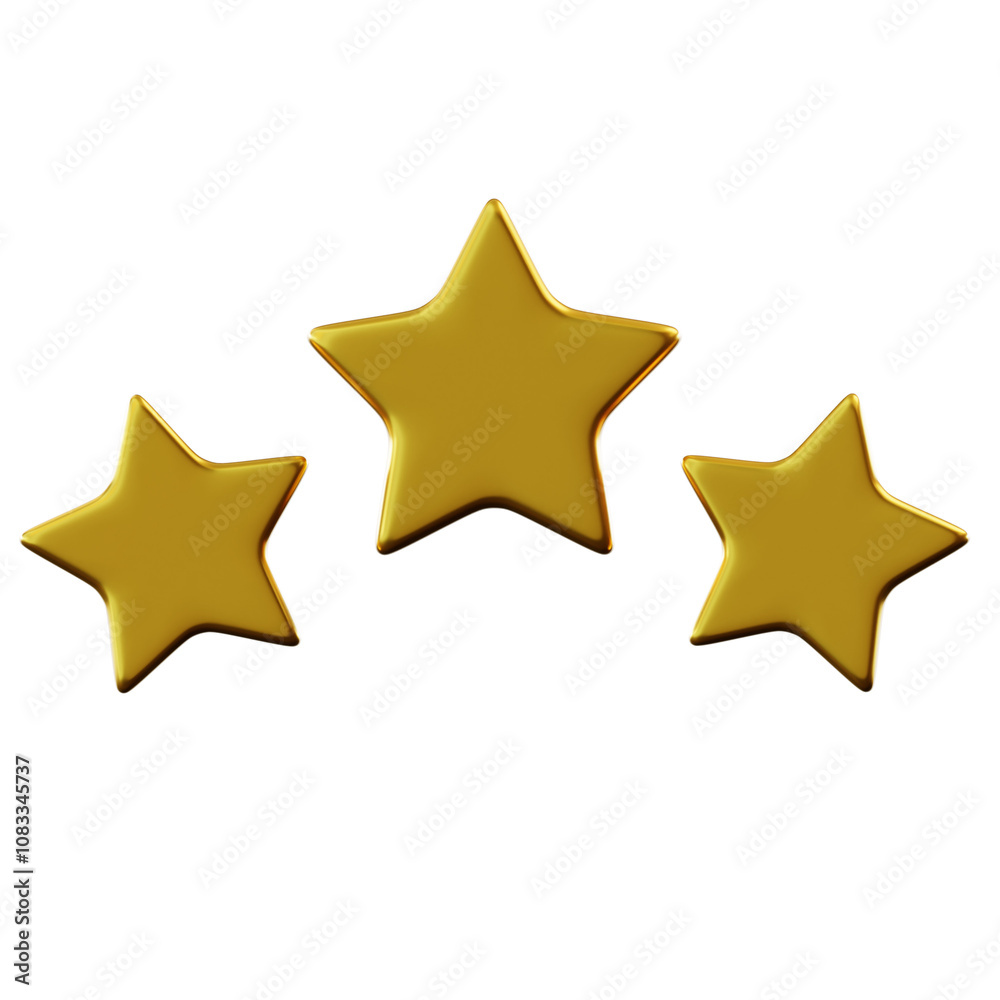 Obraz premium 3D Illustration Stars