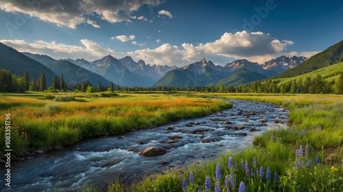 ValleyBackgrounds, ScenicValleyVisuals, MountainValleyDesigns, NatureLandscapeGraphics
 photo