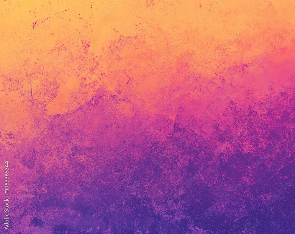 Obraz premium A vibrant, blurry background with pink, orange, and yellow hues, with a grainy texture