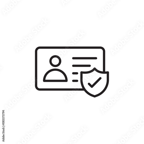 KYC thin line vector icon