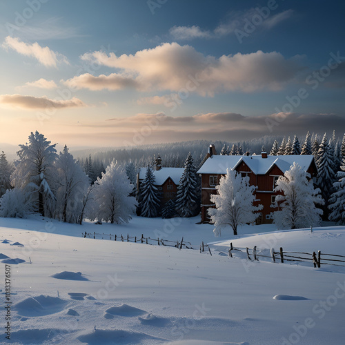 winter in the mountains