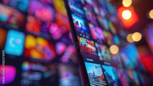 A close-up of a smartphone screen displaying a successful TikTok ad with high engagement, including views, likes, and comments