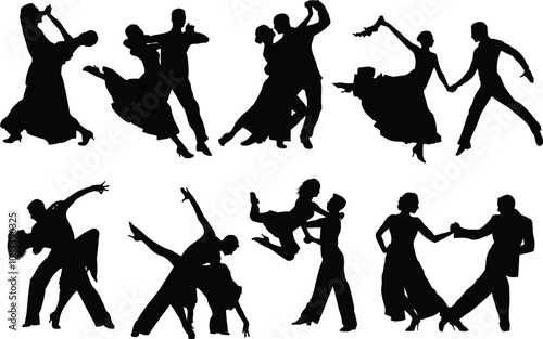 Dansa ballroom silhouette, dancing collection