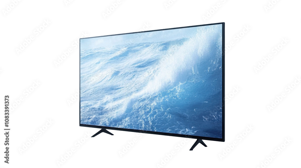 Fototapeta premium lcd monitor with blue sky