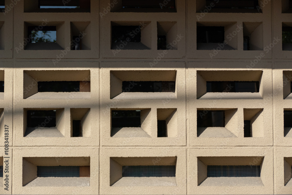 windows of a building