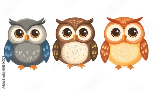 Wallpaper Mural Owl, generation AI Torontodigital.ca