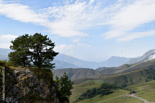 beautiful mountain summer landscape with rocks
