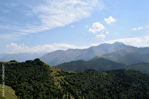 beautiful mountain summer landscape with rocks