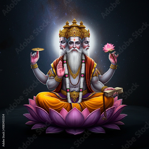 Majestic portrayal of Lord ...