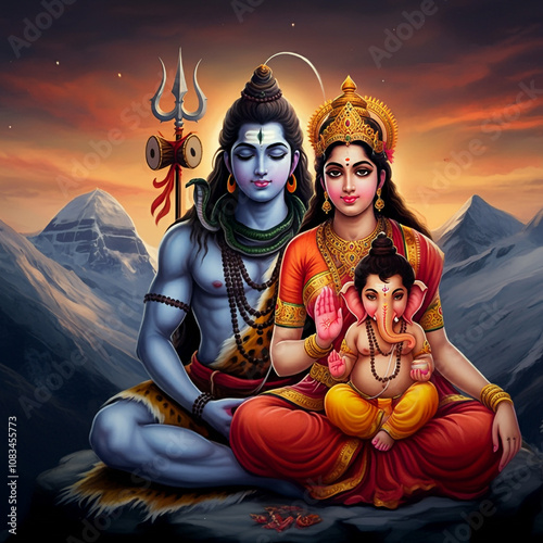 Vibrant portrayal of Lord S...