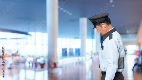 Wallpaper Mural 警察官、警察、警備員、パトロール、男性、警官、セキュリティ、制服、警備、日本人、見張り、守衛、門番、監視、警戒、見守り、立つ、横顔、検問、警備会社、防犯、防災、ガードマン、お巡りさん、交番、巡査、保安、職業、仕事、アルバイト、中年、ミドルエイジ、見回り、巡回、取り締まり、安全、イベント、税関、通関、公務員、ホームセキュリティ、スローモーション、施設、ビル、ホール、レストラン、ラウンジ、病院、美術館 Torontodigital.ca