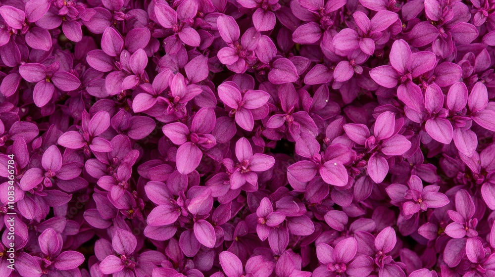Fototapeta premium Vibrant flowering action close-up of purple blooms botanical garden nature photography serene environment macro viewpoint beauty and growth