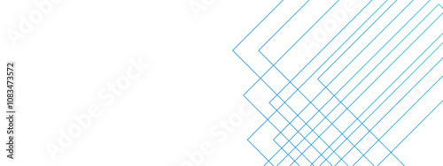 White minimal blue line design. Baseness technology concept Design. Future graphic geometric design. Geometry texture futuristic decoration. Minimal lines futuristic tech background