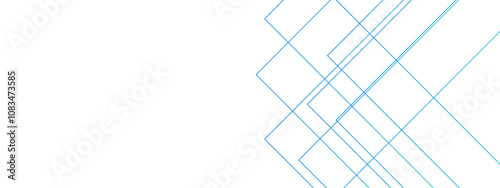 White minimal blue line design. Baseness technology concept Design. Future graphic geometric design. Geometry texture futuristic decoration. Minimal lines futuristic tech background