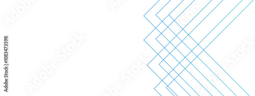 White minimal blue line design. Baseness technology concept Design. Future graphic geometric design. Geometry texture futuristic decoration. Minimal lines futuristic tech background