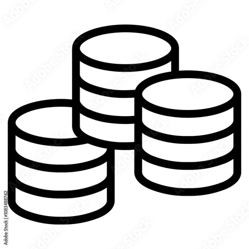 Stack of coins icon