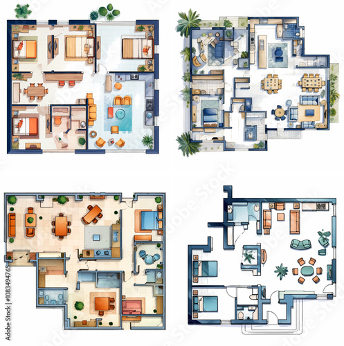 floorplan blueprint layout architectural plan house design room layout open floorplan floorp