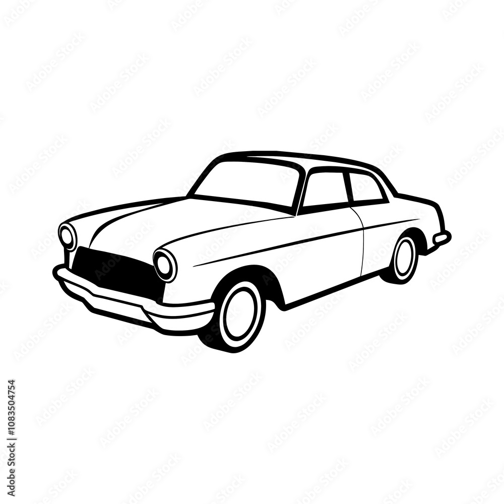 Fototapeta premium car isolated on white