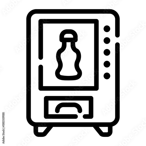 vending machine Line Icon