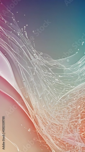 abstract background with waves