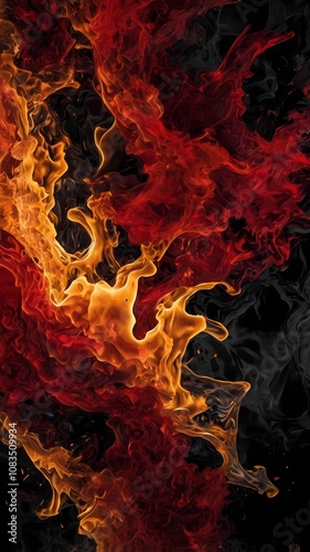 fire flames background