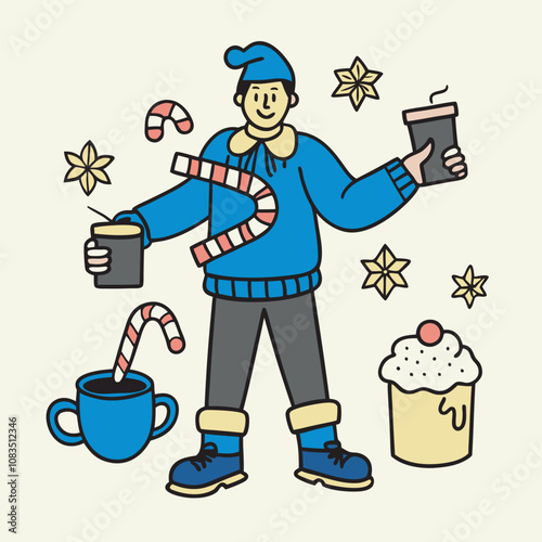 gardener with watering can