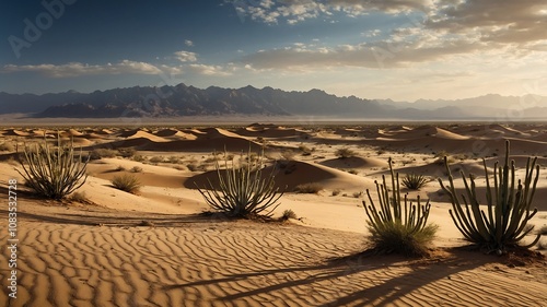 DesertValleyBackgrounds, AridLandscapeVisuals, SandyMountainScenes, DunesAndValleysDesigns
 photo