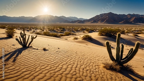 DesertValleyBackgrounds, AridLandscapeVisuals, SandyMountainScenes, DunesAndValleysDesigns
 photo