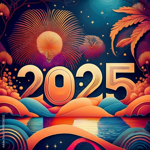 2005 new year background 