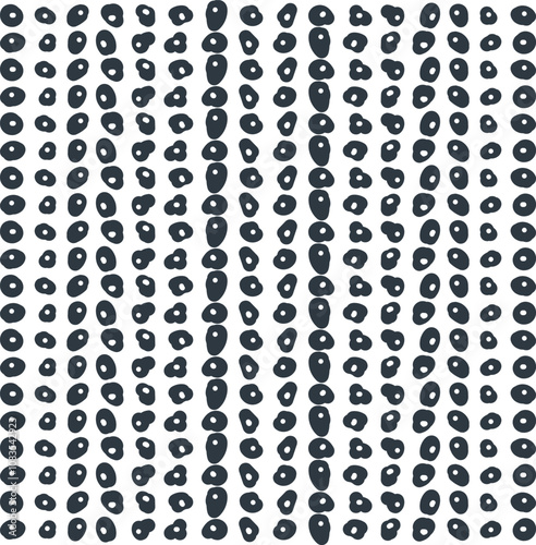 Adobe Illustrator Artwork with various holey stones or spots or dots.