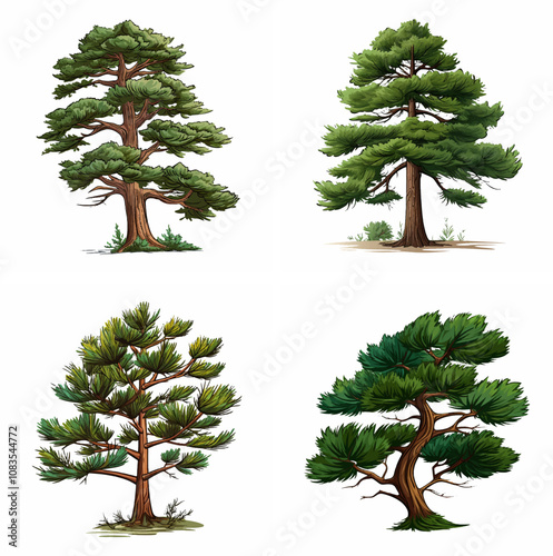 pine tree evergreen forest needles nature wood conifer outdoors foliage greenery wilderness