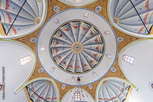 Interior of the Koprulu Mehmet Pasa Mosque in the old town of Safranbolu in Turkey.