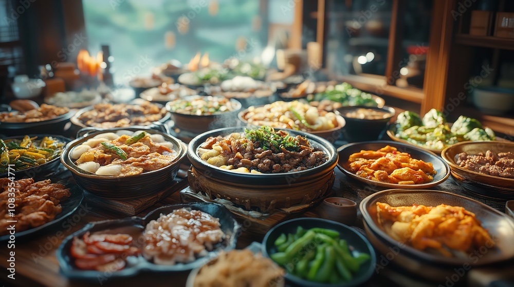 Fototapeta premium thai food on the table