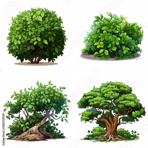 bush shrub plant greenery foliage garden landscaping outdoor nature growth decorative hedge