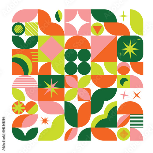 Abstract Geometric background. Modern abstract promotional flyer background vector. Perfect for Geometric poster, brochure neo pattern