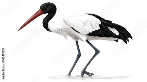 white stork ciconia