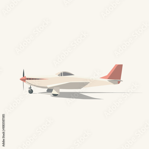 Vintage Airplane: Retro Flight Icon