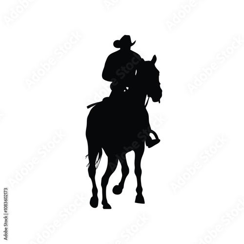 A horse is running with a man on top of it. The man is wearing a helmet