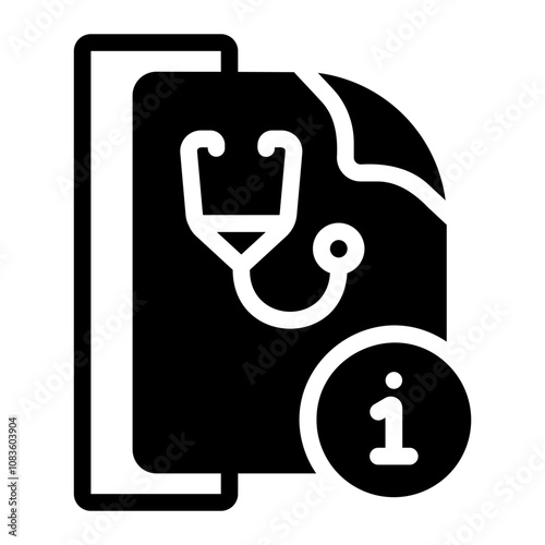 medical history Solid icon