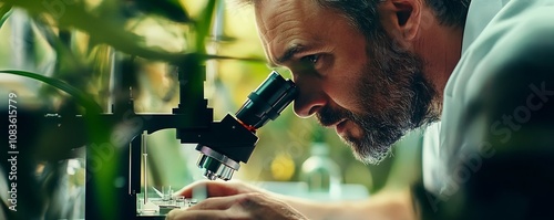 Zoologist Examining Rare In...