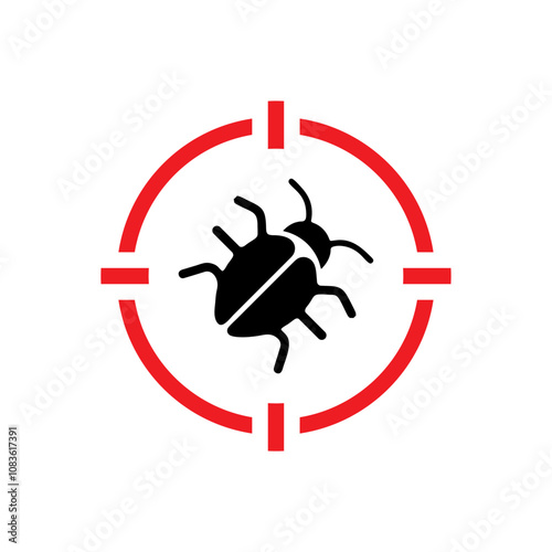 pest control icon , mosquito icon photo