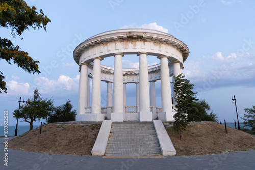 Ancient rotunda on the seashore