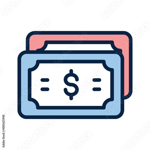 Icon representing cash for in store payments