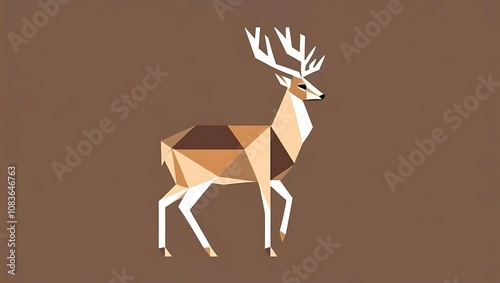 Silhouette of a giraffe in the sand with a cloudy sky and sun, featuring wild animals like a deer, reindeer, and antelope in a nature-inspired illustration