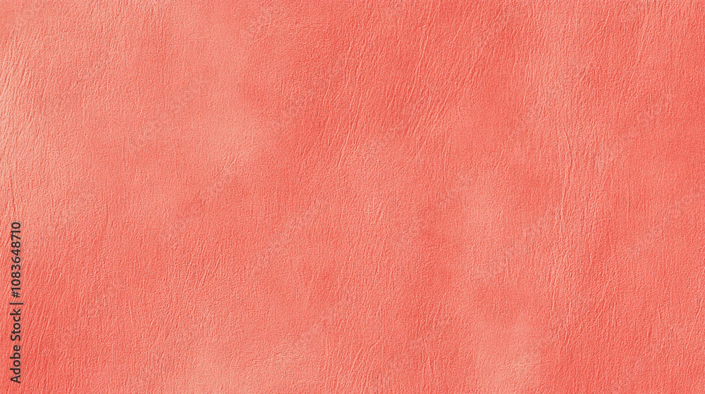 Fototapeta premium Light red textured wall with subtle grain pattern and matte finish in neutral lighting