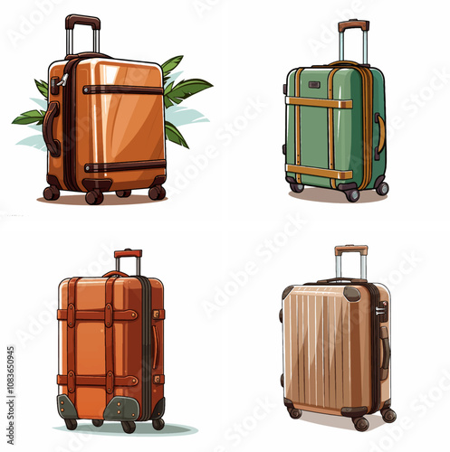 luggage suitcase travel bag carry-on suitcase set baggage packing travel accessories duffel