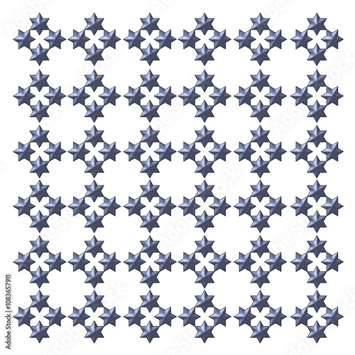 seamless pattern with snowflakes